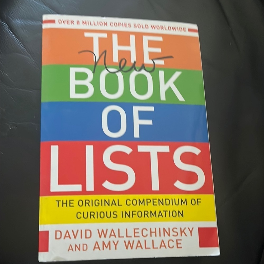 The New Book of Lists - Picture 1 of 2